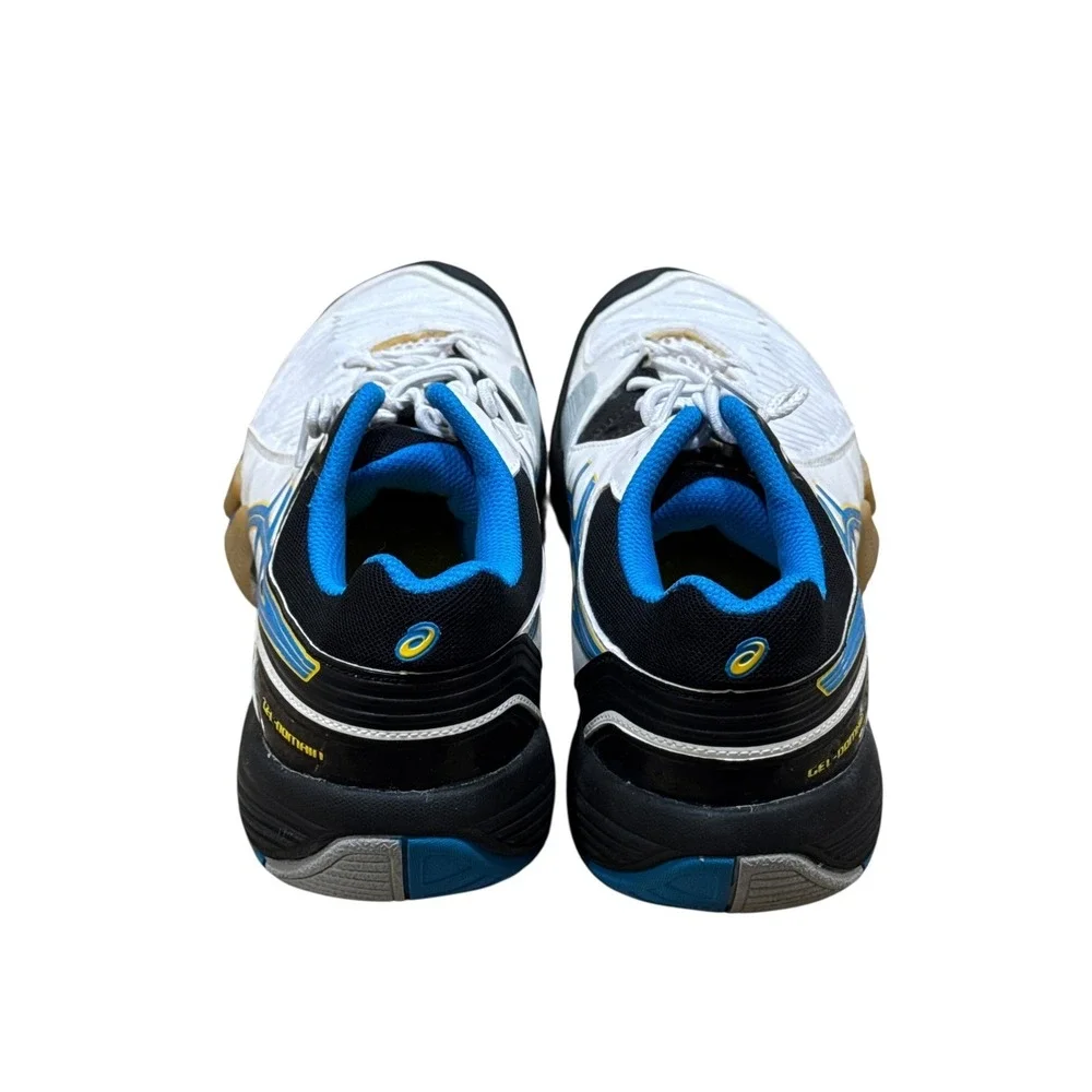 ASICS Gel-Domain 3 Indoor Court Shoes Blue White Black Women's Size 8